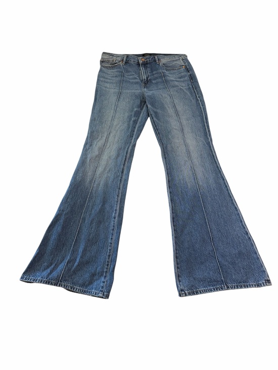 Express Denim - Express Women's Mid-Blue Flare Wide-Leg Jeans